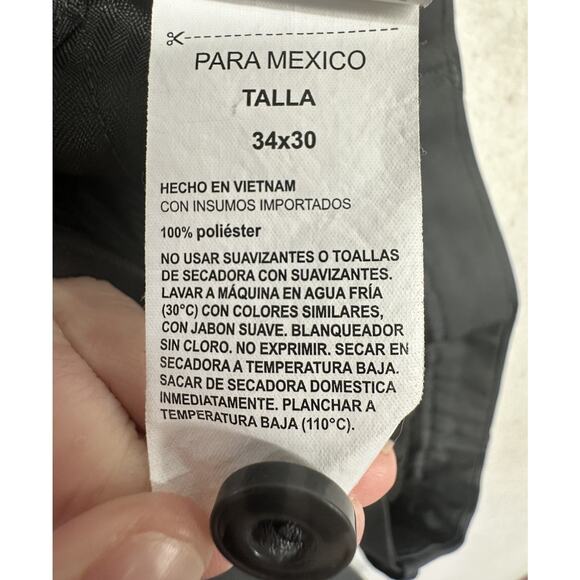 PGA TOUR Mens Golf Pants Gray Flat Front Straight Leg Size 34 X 30 - Picture 7 of 8